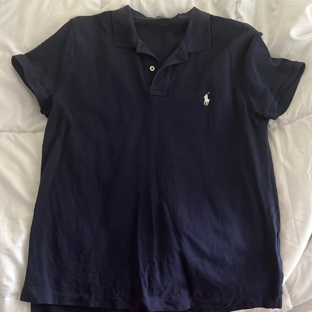 Womens large polo Ralph Lauren navy blue polo